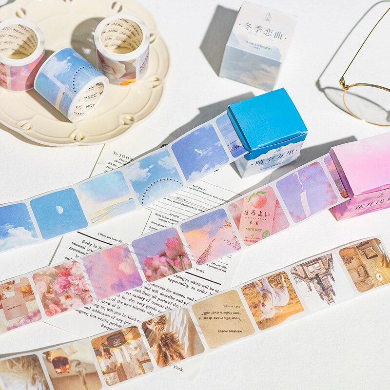 12PCS/LOT preface and sea series cute lovely decorative paper masking washi tape