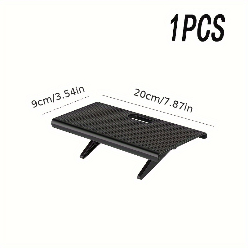 Adjustable TV Screen Top Shelf Computer Monitor Desktop Screen Top Storage Rack TV Media Box, Router Shelf Rack Home Organizer: GRAY