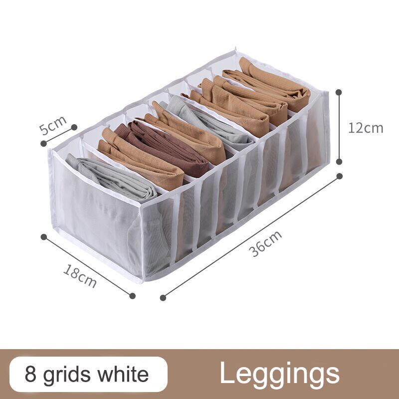 Wandschrank organizer für socken hause getrennt unterwäsche lagerung Kasten 7 Gitter Jeans bh veranstalter faltbare schublade organizer Schlafsaal: Orange