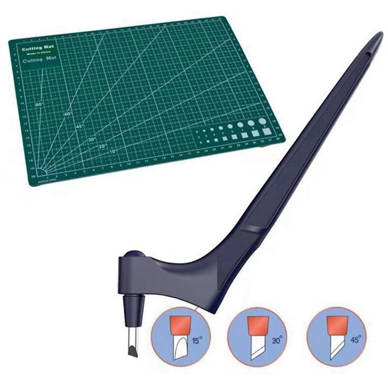 360 Degree Rotating Craft Cutting Tool Set For DIY Craft Scrapbook Template Supplies: Default Title