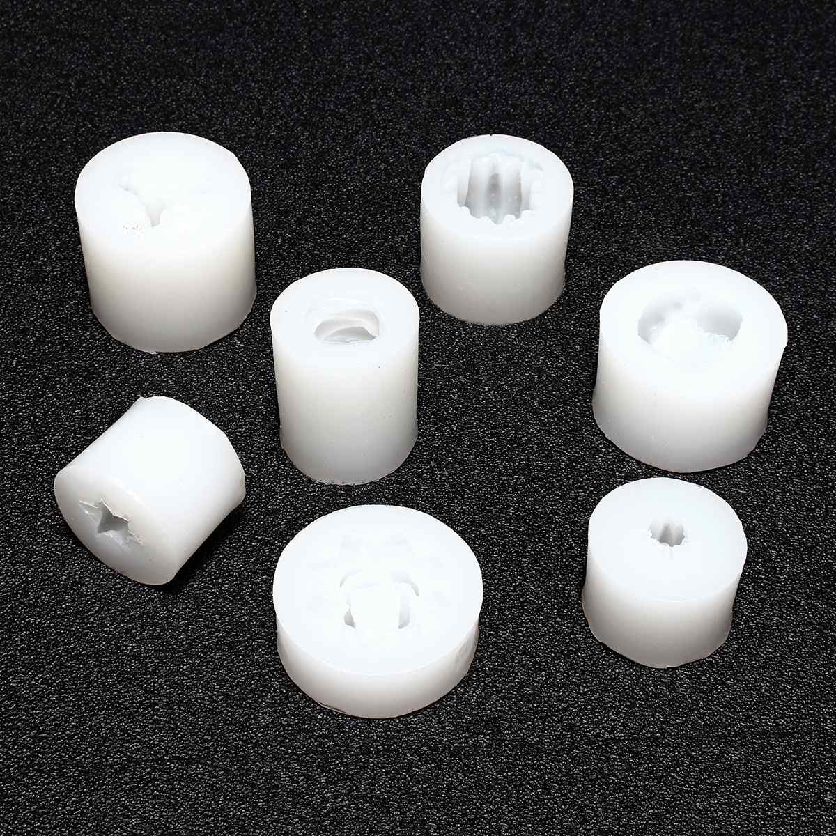 Molde para macetas de flores de silicona suculenta, molde para hacer jabón de Chocolate Fondant, maceta de cemento, molde para macetas, artesanías DIY, 7 patrones