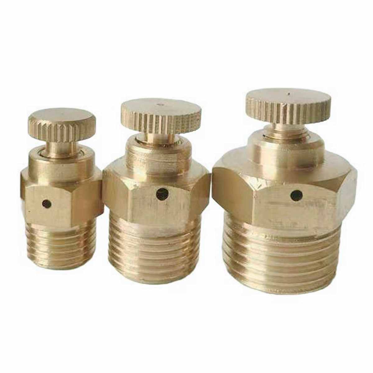 1/8 &quot; 1/4 &quot; 3/8 &quot; 1/2 &quot; bsp  m8 m10 m12 han manuell frånluftsventil luftavlastningsventil avluftningsventil  pn 1.6 mpa för uppvärmning