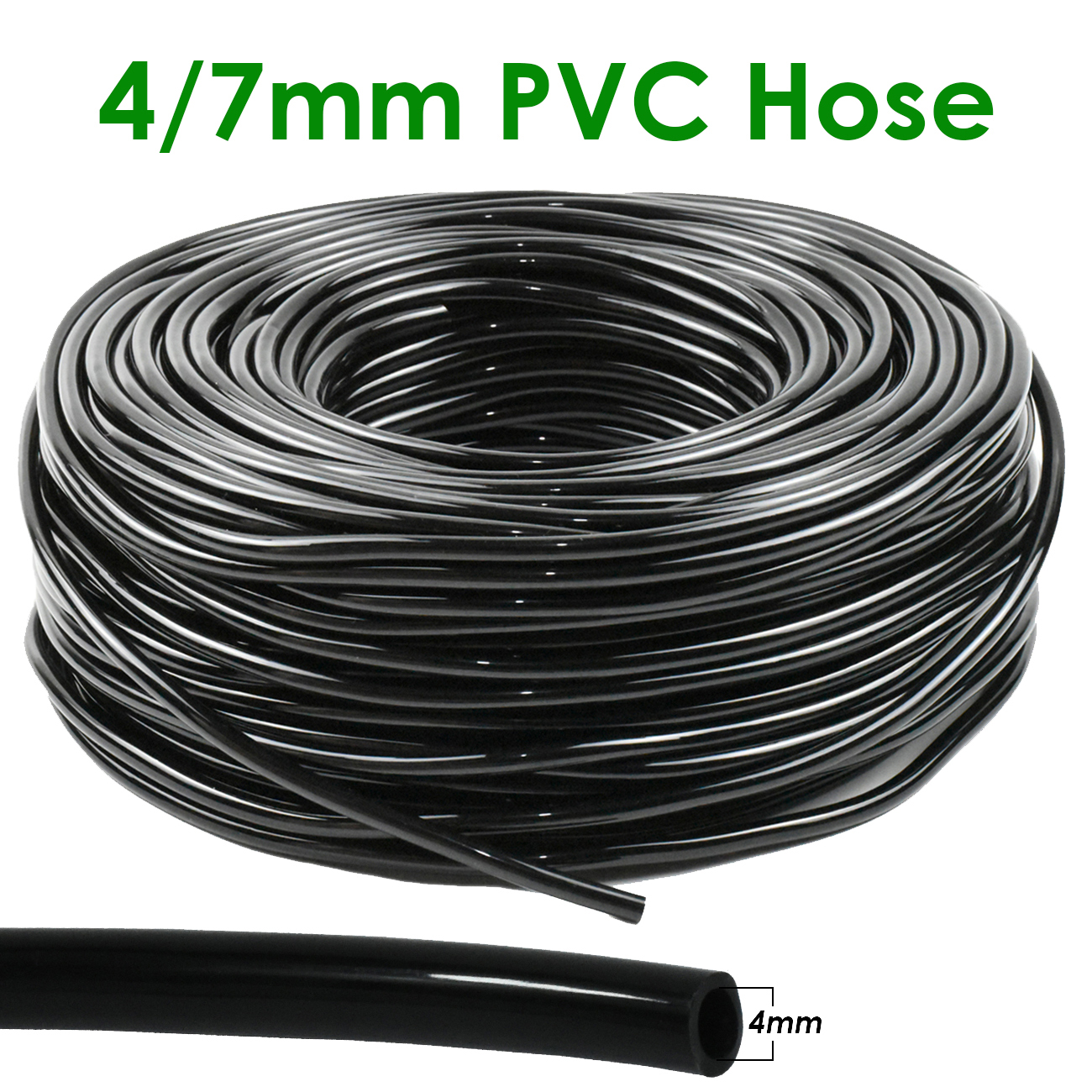 Hage 10-50m automatisk vanning dryppvanningssystem sett 4/7mm slanger 1/4 '' tåkedyse sprinkleranlegg til plen potteplante drivhus