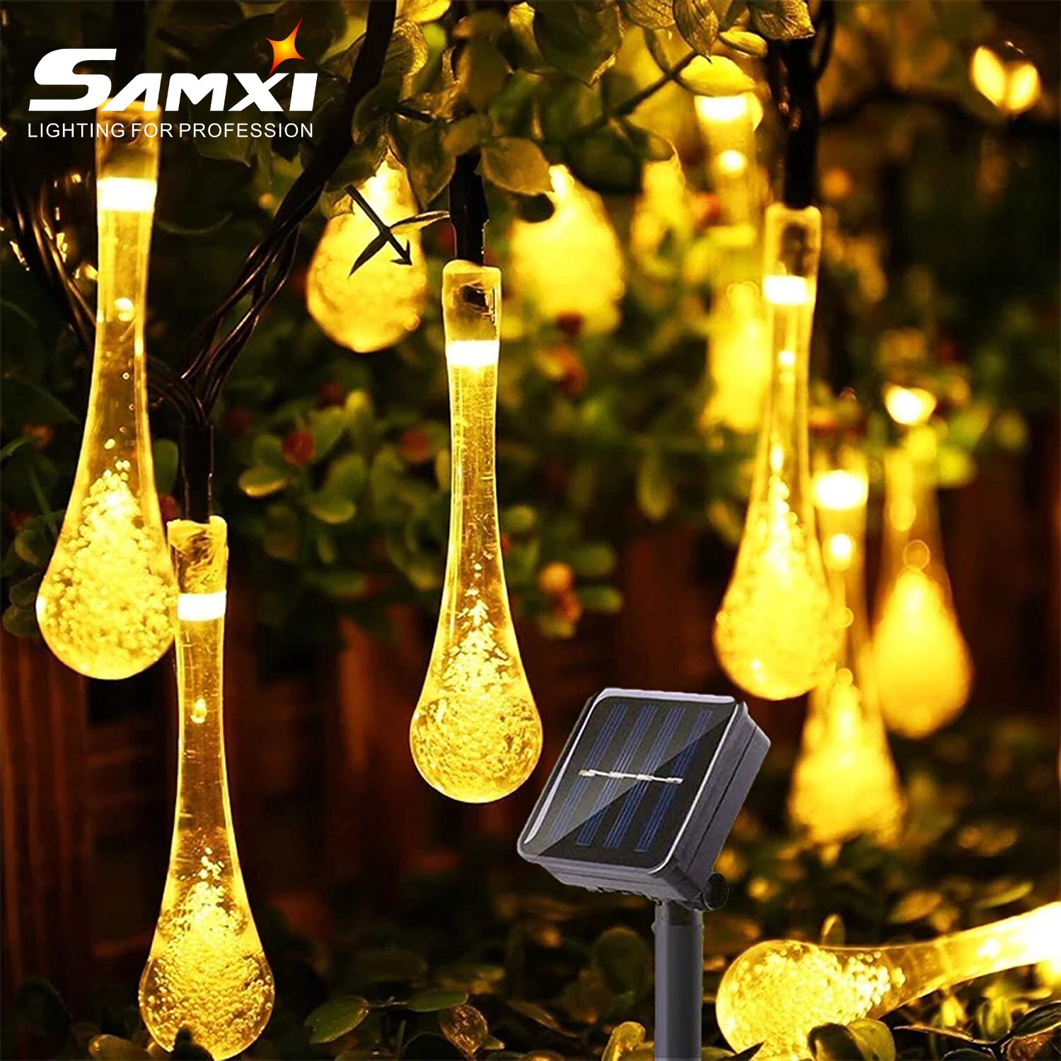 Solar LED Light Outdoor Garden Decoration Lamp 5M/6M/7M IP65 Waterproof Garland Lights For Vegetable Garden Furniture Decor
