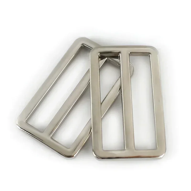 10/20Pcs 20-50mm Metal Buckles for Bag Strap Slider Tri Glide Adjuster Clasp Webbing Backpack Hooks Loops DIY Accessories: 8# / Antique Brass