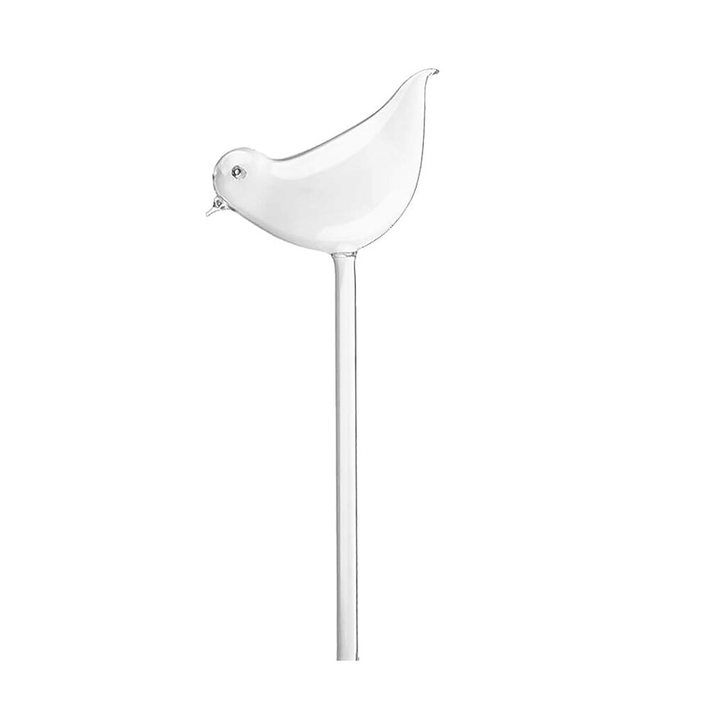 Cute Bird Snail Star Butterfly Glass Plant Flowers Waterer Self-Watering Device: Bird
