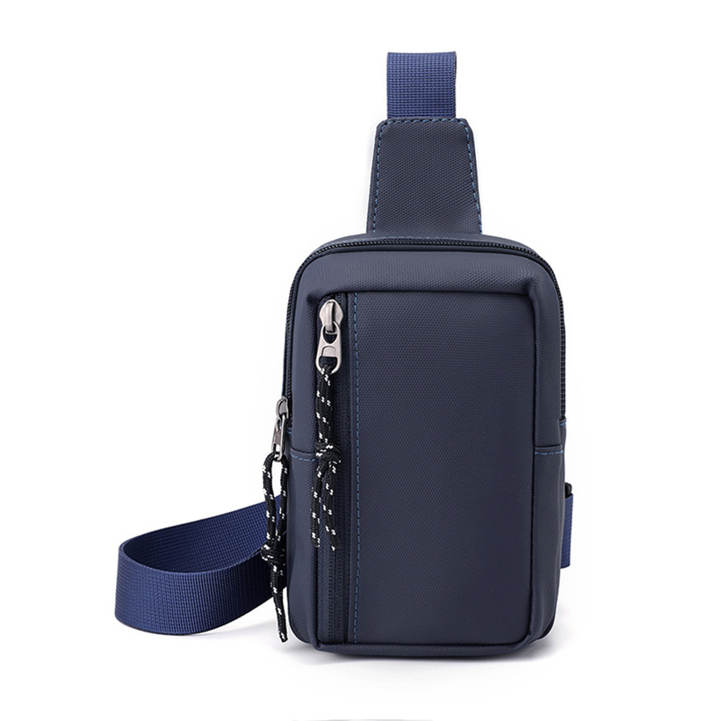 Herren Umhängetasche Oxford Luxus Männer Brusttasche Mann Schlinge Umhängetasche für Männer neue lässige Handtasche Reise Telefon Taschen: Blau