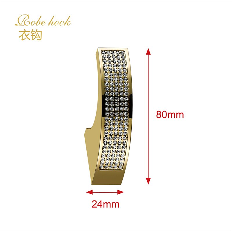 Messing guld badeværelsestilbehør sæt tandbørsteholder metal sæbeskål poleret med krystal badeværelsessæt 5 stk skåret glaskrog: Bad -8