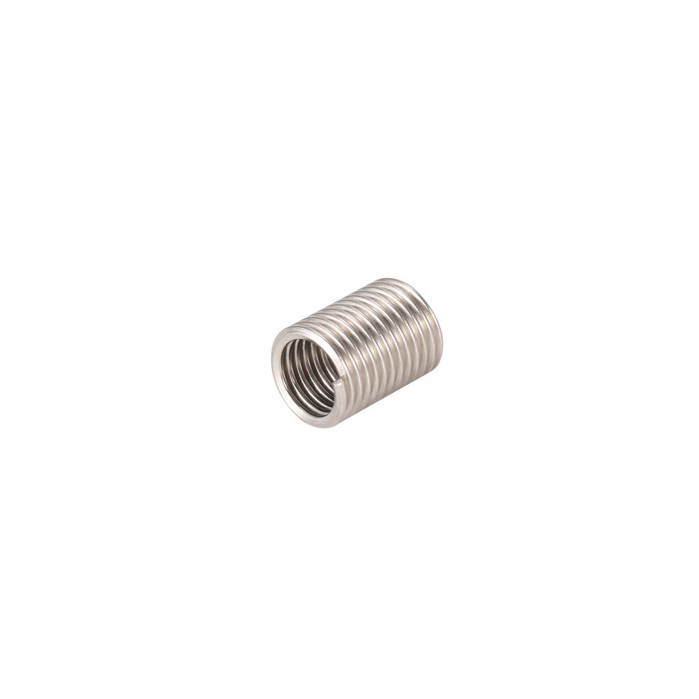 50PCS Threaded Inserts M6 1.0 2.5D Stainless Steel Wire Helicoil Fasteners Hardware Repair Tools Screw Sleeve Set