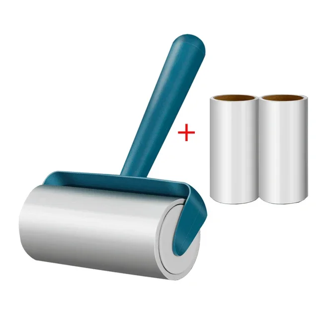 Herramienta de limpieza del hogar, utensilio para eliminar el pelo de mascotas, cepillo de limpieza de ropa, rollo de papel en forma de lágrima, rodillo adhesivo, maquinilla de afeitar de felpa, 1 ud.: Verde