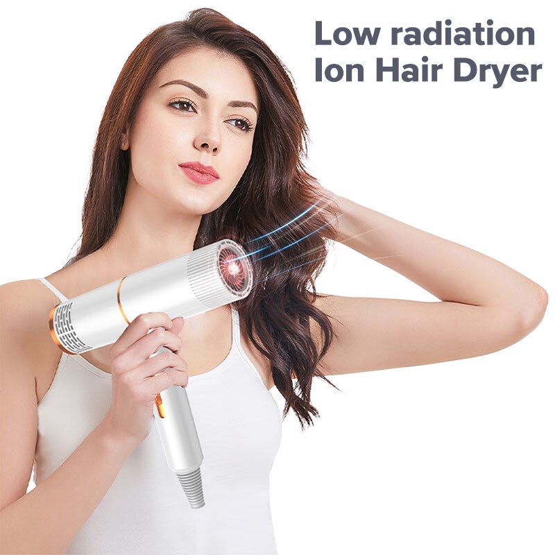 Mini sèche-cheveux pliable Portable, nano Ion eau, soins capillaires professionnels, séchage rapide à domicile, outil de coiffure