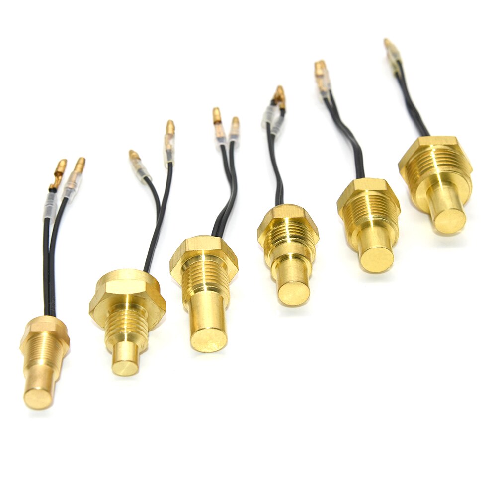 12V/24V Car Truck Car Water Temperature Sensor 50K Head Plug 10MM 12MM 14MM 16MM 17MM 21MM 1/8NPT 3/8NPT Water Temp Sensor