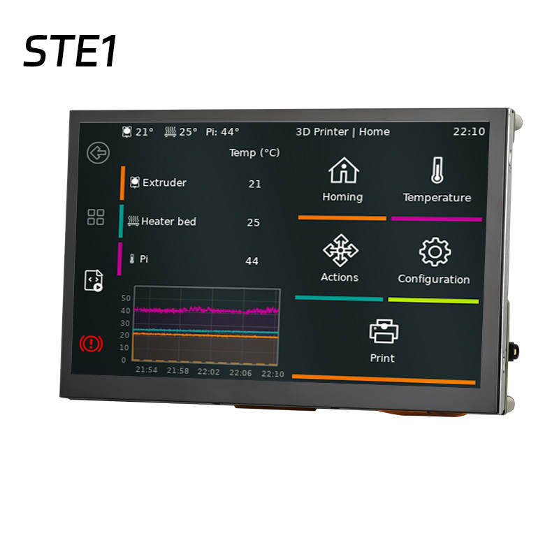 mild Fliege HDMI7 LCD HDMI Anzeige Touchscreen Für DIY 3D Drucker Teile VzBoT Voron Zubehör Für Himbeere Pi Fliege Pi C8 Lite2: verrotten
