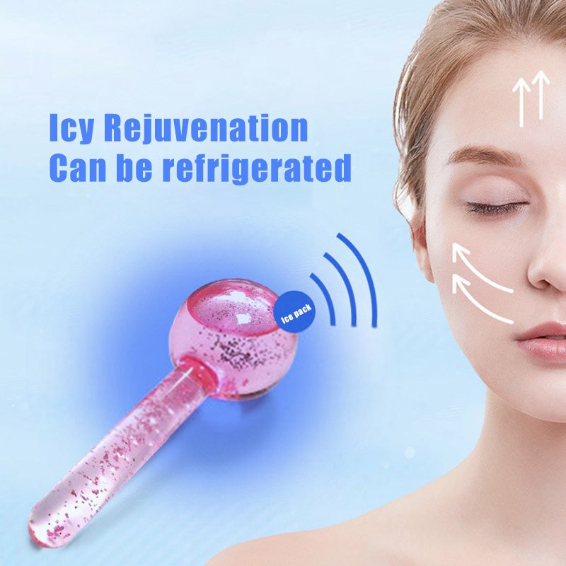 Facia-bola de cristal para Hockey sobre hielo, bola de cristal para belleza, ondas de agua, masaje Facial, uso en salón