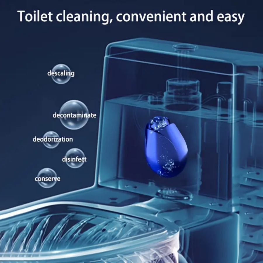 Automatischer wc-reiniger, wc-reiniger in rosenform, wc-Deodorant, wc-geruchsentferner, urinfleckenentferner