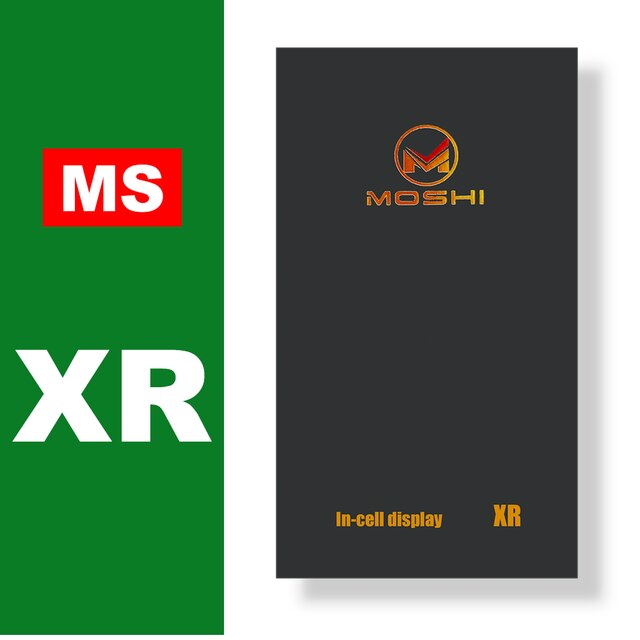 Incell-skjerm for iphone xr lcd-skjerm berøringsskjerm digitizer montering ingen døde piksler reservedeler + verktøy +: Ms - incell - xr