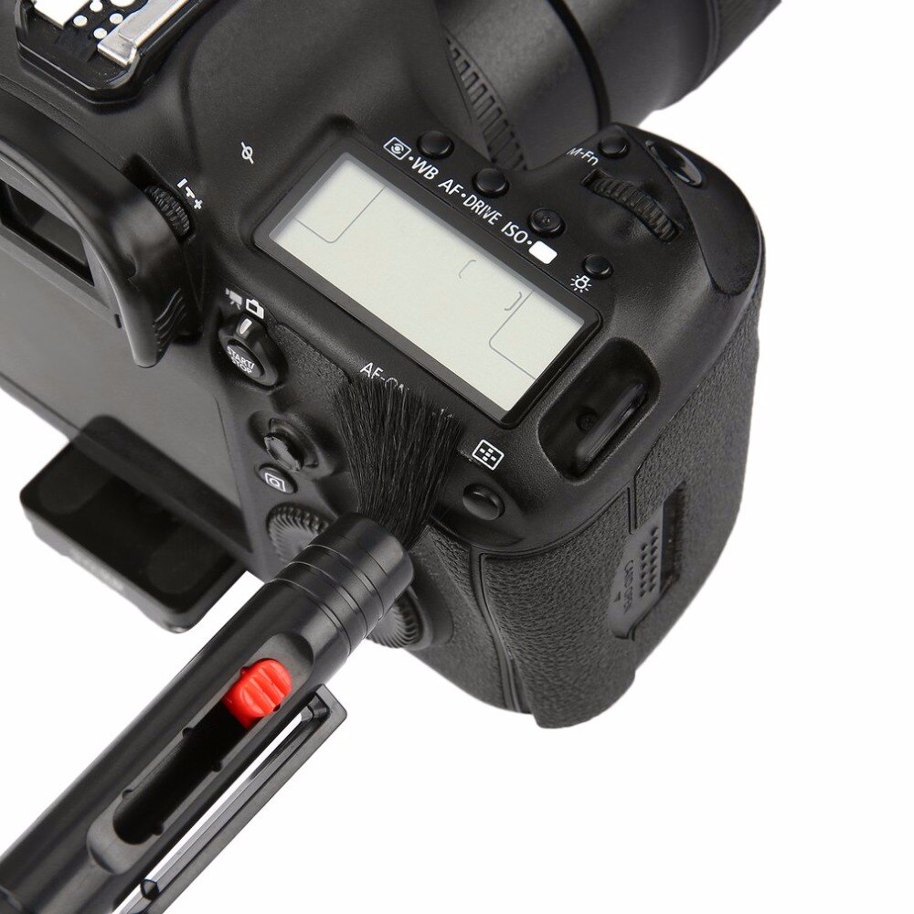 2pcs Onleny penna per la pulizia dell'obiettivo della fotocamera Kit di spazzole per la pulizia della polvere portatile per fotocamere DSLR spazzola per la pulizia a scomparsa dell'obiettivo