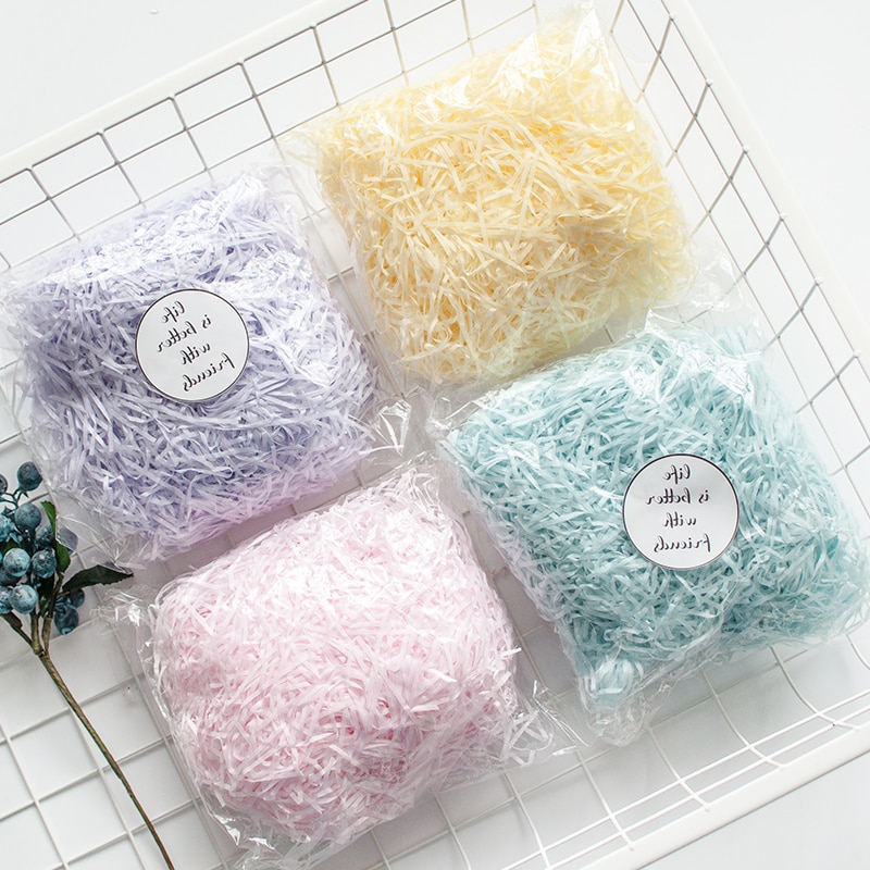Caixa de presente cheia rafia moda enchimento decoração suprimentos embalagem presente doces papel seda acessórios