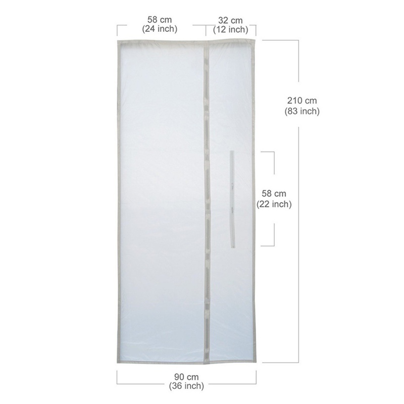 Door Window Portable Air Conditioning Lock Home Waterproof Air Lock Seal Suitable for Home Office Air Soft Cloth Sealing Baffle