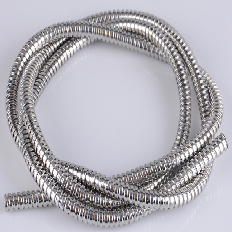 1meter stainless steel 304 protective tube Stainless steel metal threading hose metal corrugated hose wire casing stainless stee