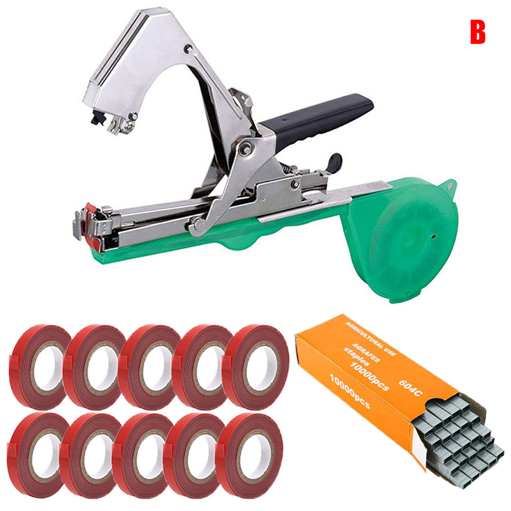 Plant Tape Tool Tapener Tying Grapes Vines Plant Garden Tying Device for Tomatoes Cucumber Vines J99Store: b
