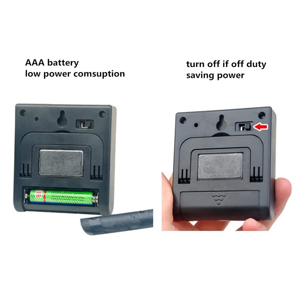 LCD Digital Screen Kitchen Countdown Timer Stopwatch Cooking Baking Alarm Reminder Magnet Clock with Stand