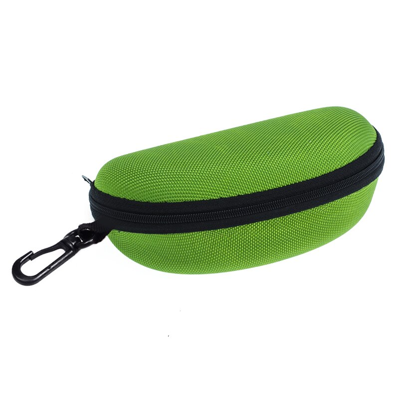 11 Kleuren Zonnebril Leesbril Draagtas Hard Zipper Box Travel Pack Pouch Blauw Licht Blokkeren Bril Case: Green