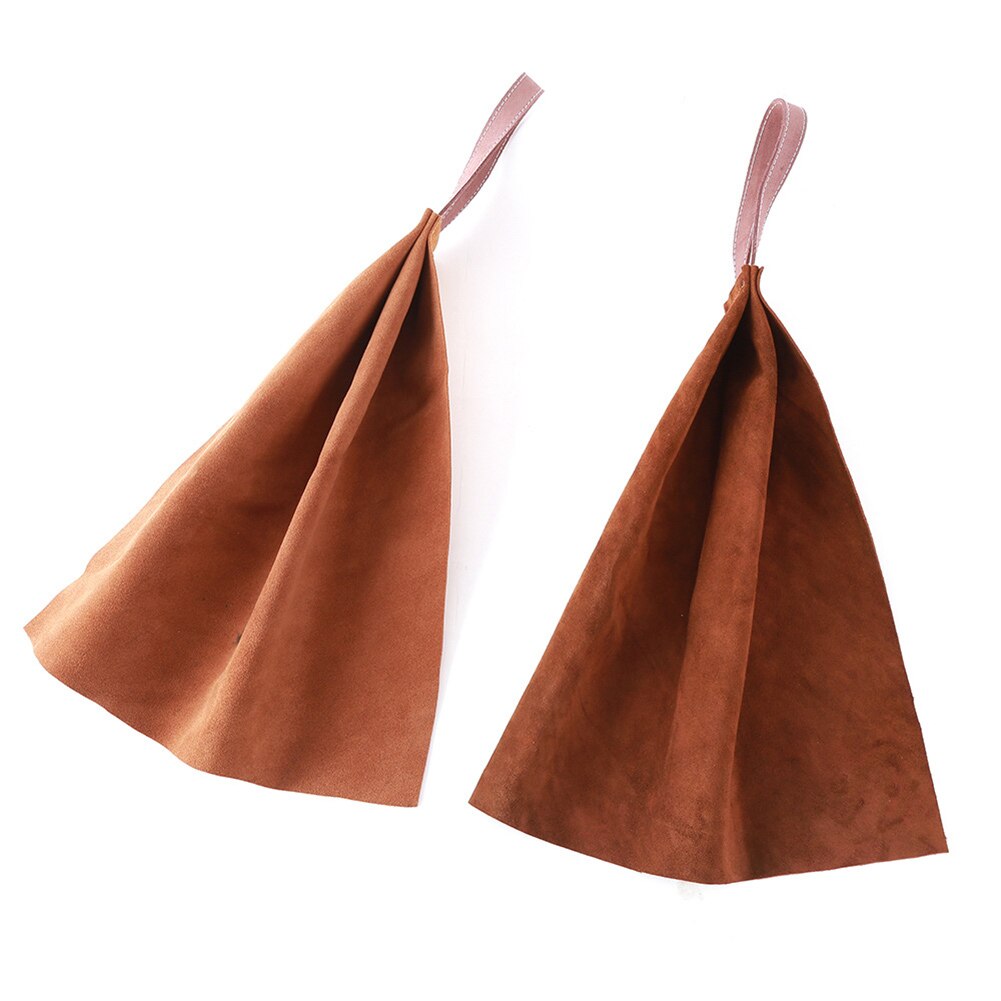 Leather Puppy Dog Bite Rag Tug Toys with Handle for Puppy Police Dog Training Bite SCVD889