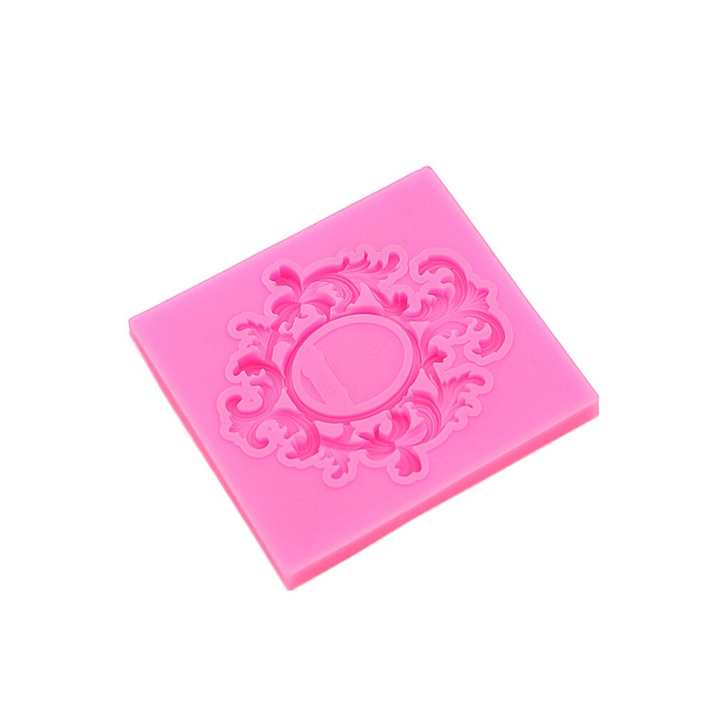 Gadgets Fondant Mallen Kleine Ovale frame Silicone rubber flexibele voedsel veilig mold klei, fondant, keramische, sieraden mould