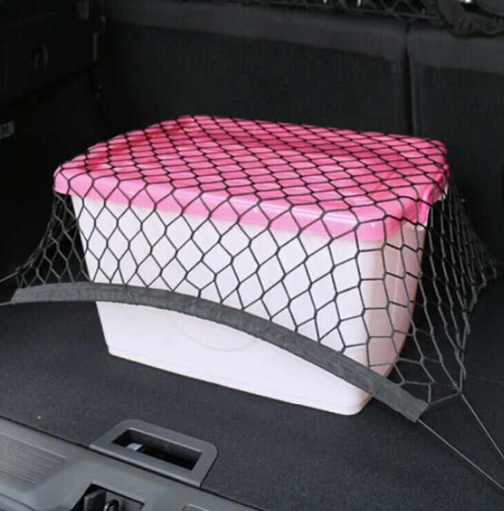 Nylon Car Rear Cargo Net Trunk Storage Organizer Net For Volvo S40 S60 S80 S90 V40 V60 V70 V90 XC60 XC70 XC90