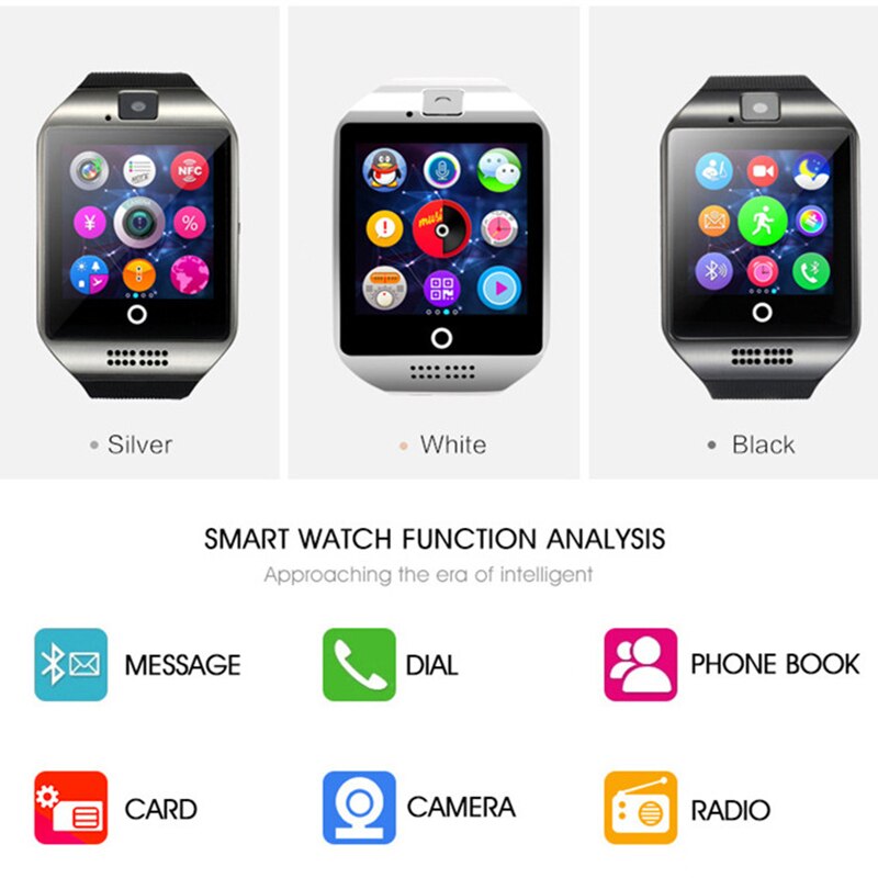 Smartwatch Q18 Smartwatch Ondersteuning Sim Tf Car... Grandado