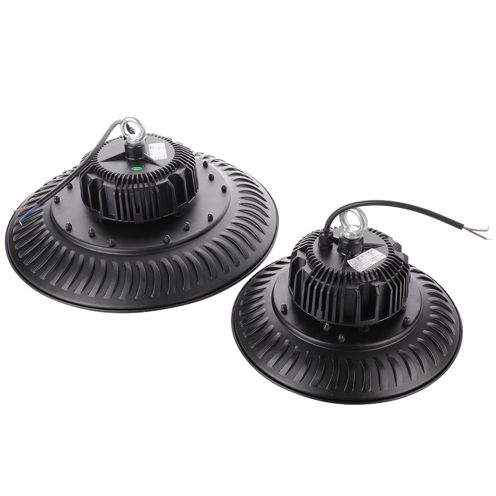 50W-200W LED High Bay Light Fixture 14000lm 6500K Daylight Industrial Commercial Bay Lighting for Warehouse Workshop 220V