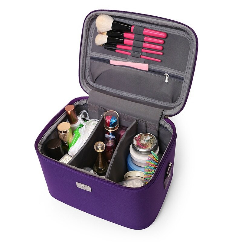 Travel Cosmetic Bag for Women Makeup Waterproof Makeup Bag Large Capacity Storage case Suitcases