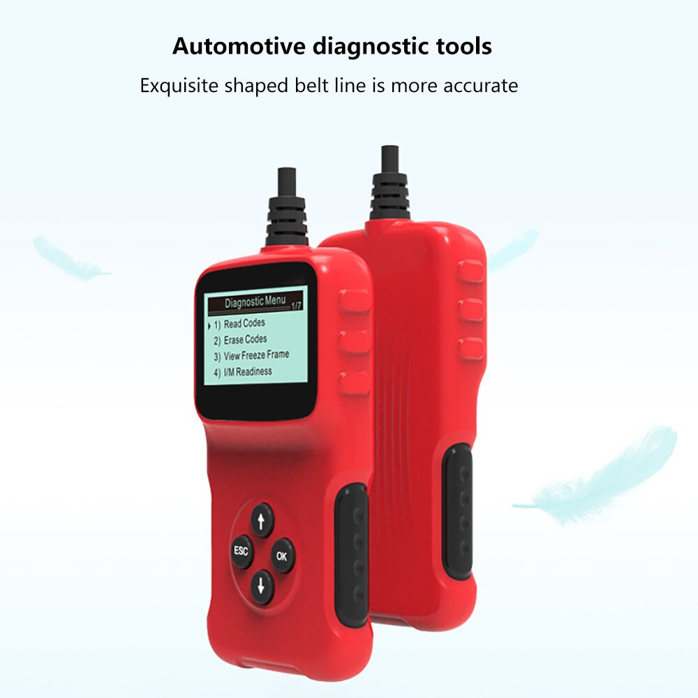 OBD Automobile Fault Detector Portable Automotive Diagnostic Tools Fault Detector Fault Detection Tool Car Fault Diagnosis