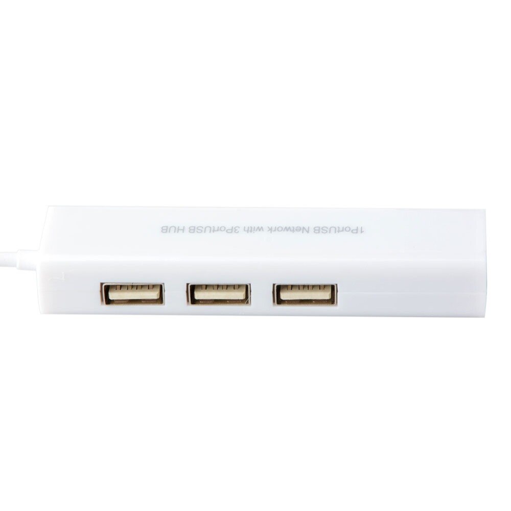 5 in 1 usb-hub micro usb naar netwerk lan ethernet  rj45- adapter met 3- poorts usb 2.0- hub voor imac-laptopaccessoires