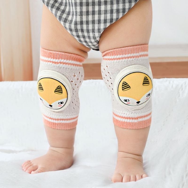 1 par sommar bebis knäskål barn knäskydd bebis flickor pojkar säkerhet krypande armbågskudde spädbarn småbarn bebis ben knästöd