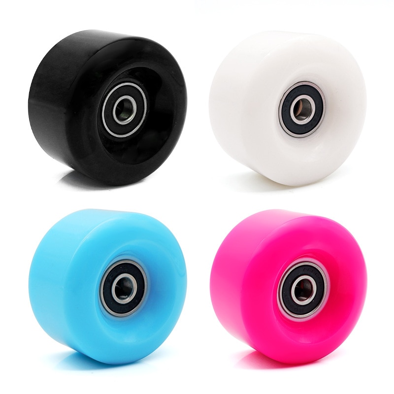 Pu Rubber Skate Wheels 4 Pcs/Set Hardwearing Roller Skate Wheels Sliding Skating Quad Roller Skateboard Skates Accessories