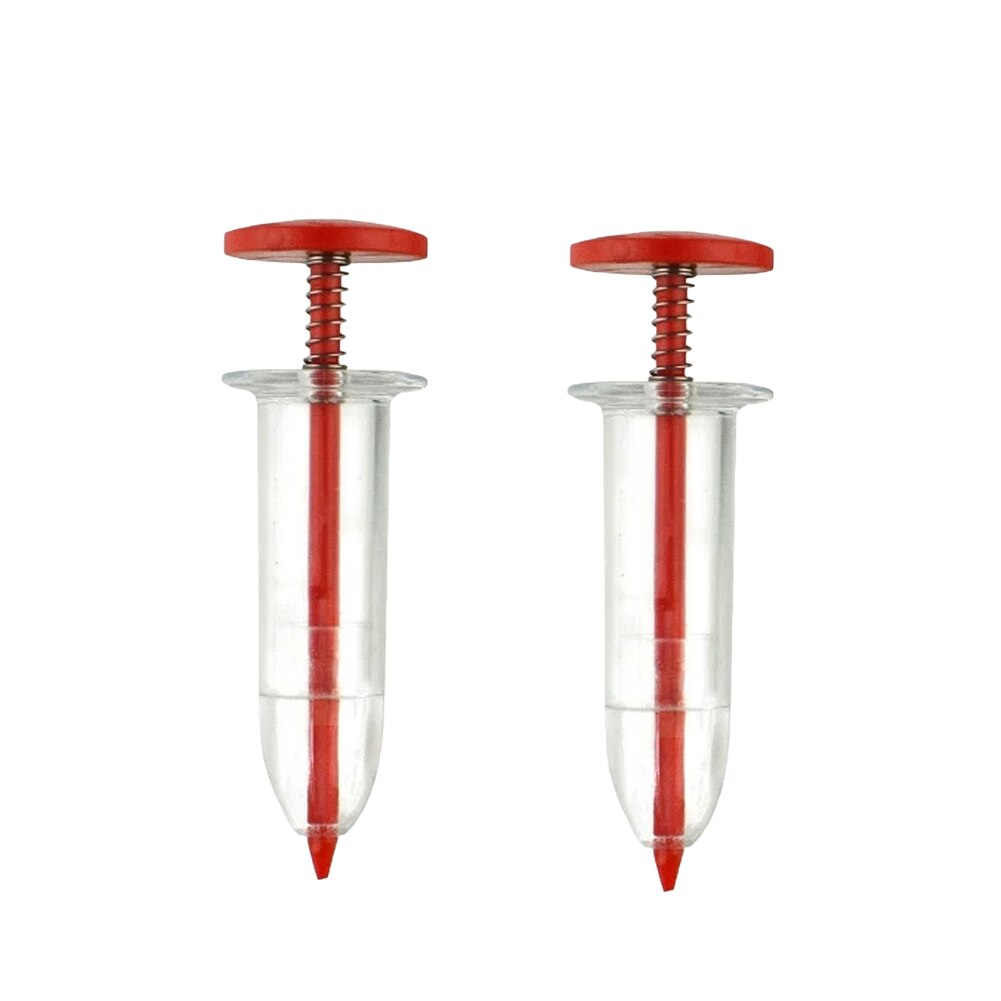 Mini distributeur de graines de semis, 2 pièces, seringue, semoir de graines de jardin, outils de semis manuels, Pot de fleurs, lit de fleurs, jardinage: 2pcs