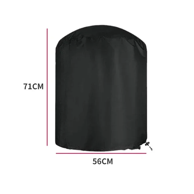 Bbq Cover Anti-Stof Waterdichte Heavy Duty Grill Cover Regen Beschermende Ronde Rechthoek Outdoor Barbecue Cover Accessoires: Rood