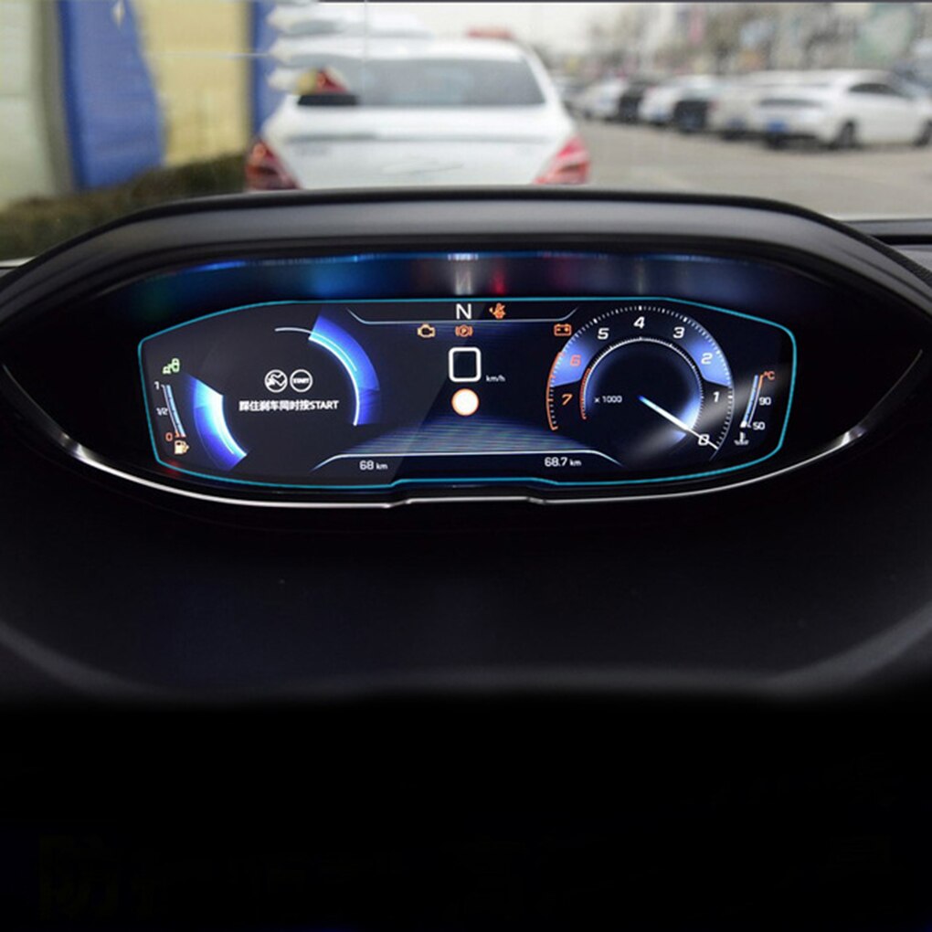 Replacement For Peugeot 4008/5008 Dashboard Screen Film Protector Dustproof Waterproof Tempered Glass Cover