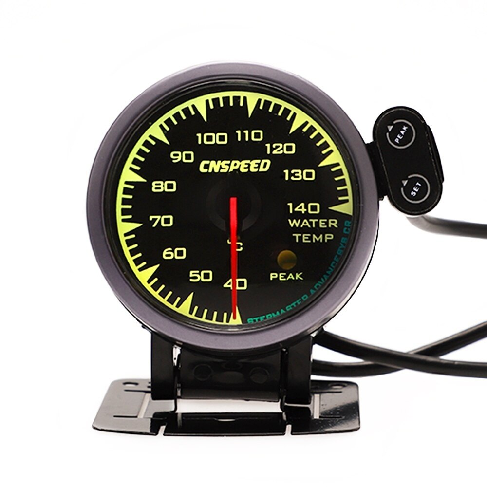 2.5 "60Mm Turbo Boost Gauge Olie Temp Druk Volt Toerenteller Water Temp Air Fuel Ratio Exhaust Gas Temp met 7 Kleuren