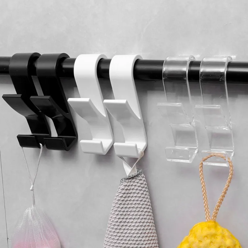 3/6PCS Badkamer Hanger Clips Verwarmde Handdoek Radiator Rail Haak Houder Multifunctionele Droogrek Haak Handdoek Kleding opslag Hanger