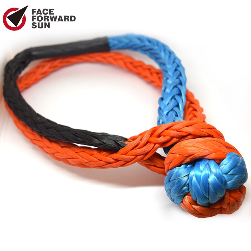 7/16" Soft Shackle,11mm*155mm UHMWPE Shackle,ATV Winch Shackle,Synthetic Shackle for Offroad,truck,sailboat