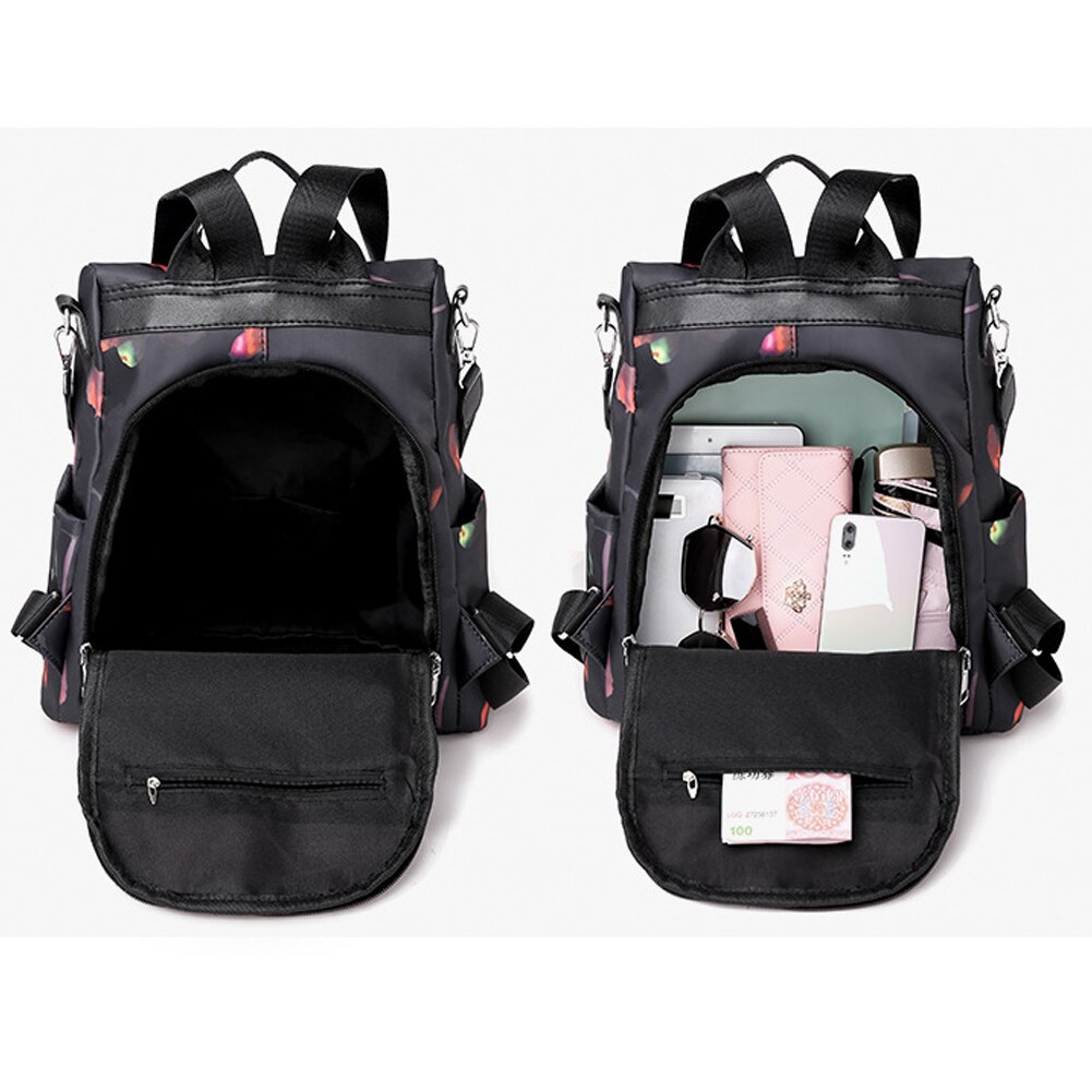 Women Anti-theft Oxford Backpack School Travel Waterproof Satchel Shoulder Bag Large Capacity Backpacks