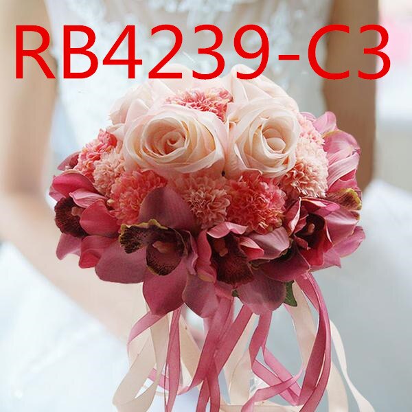 Accessoires de mariée de mariage tenant des fleurs 3303 RB4239: RB4239-C3