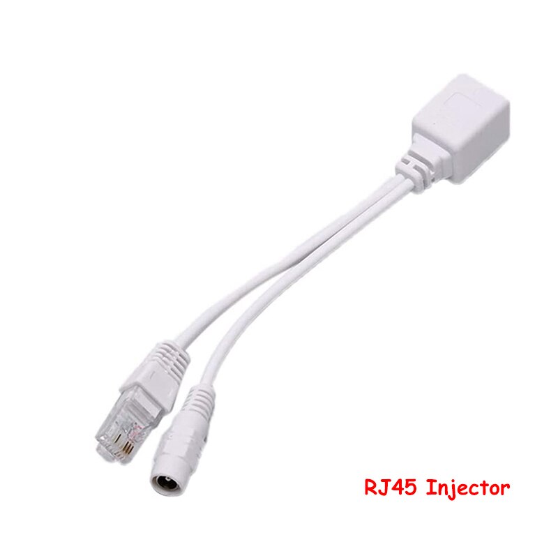 RJ45 Splitter Adapter Cable Kit Passive Power Over Ethernet12-48v Synthesizer Separator Combiner for Cctv Ip Camera