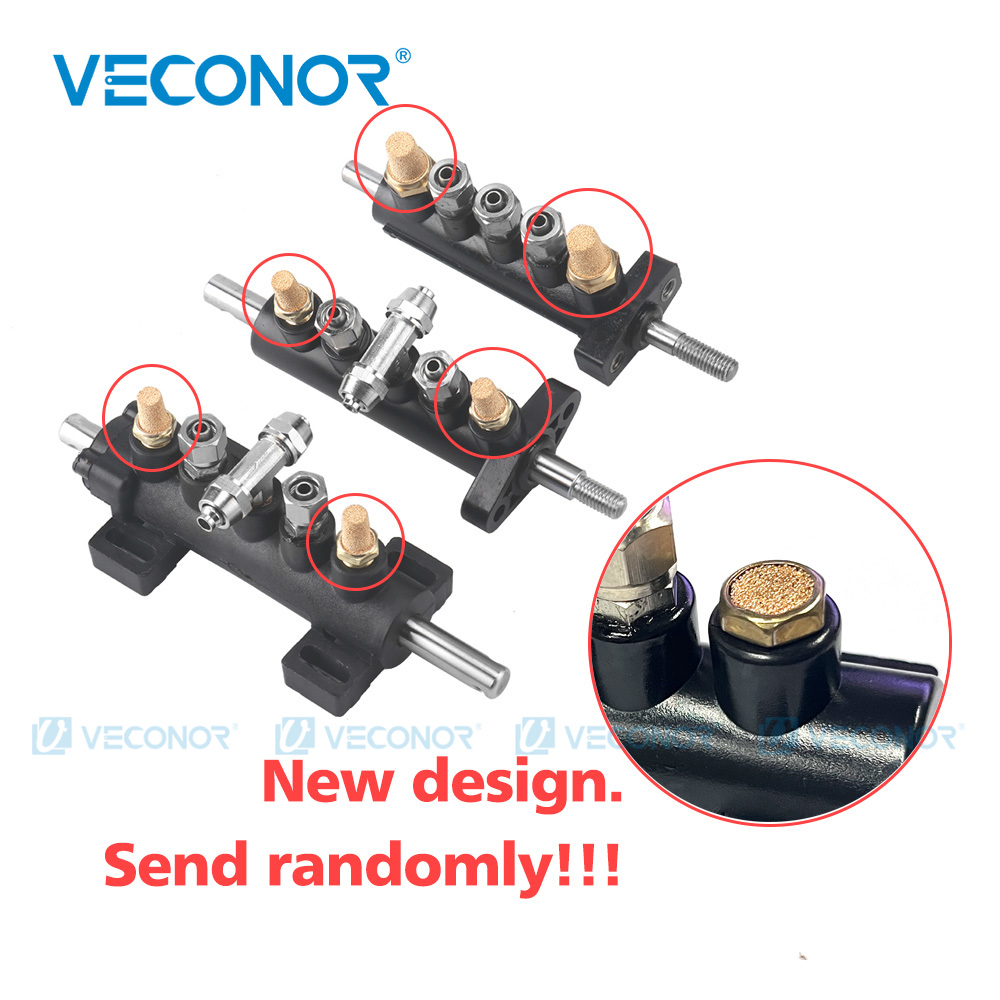 Luchtregelklep met vijf standen voor bandenwisselmachine, cilinderbedieningsklep, schakelaar, reserveonderdelen voor bandenwisselmachines, 8 mm