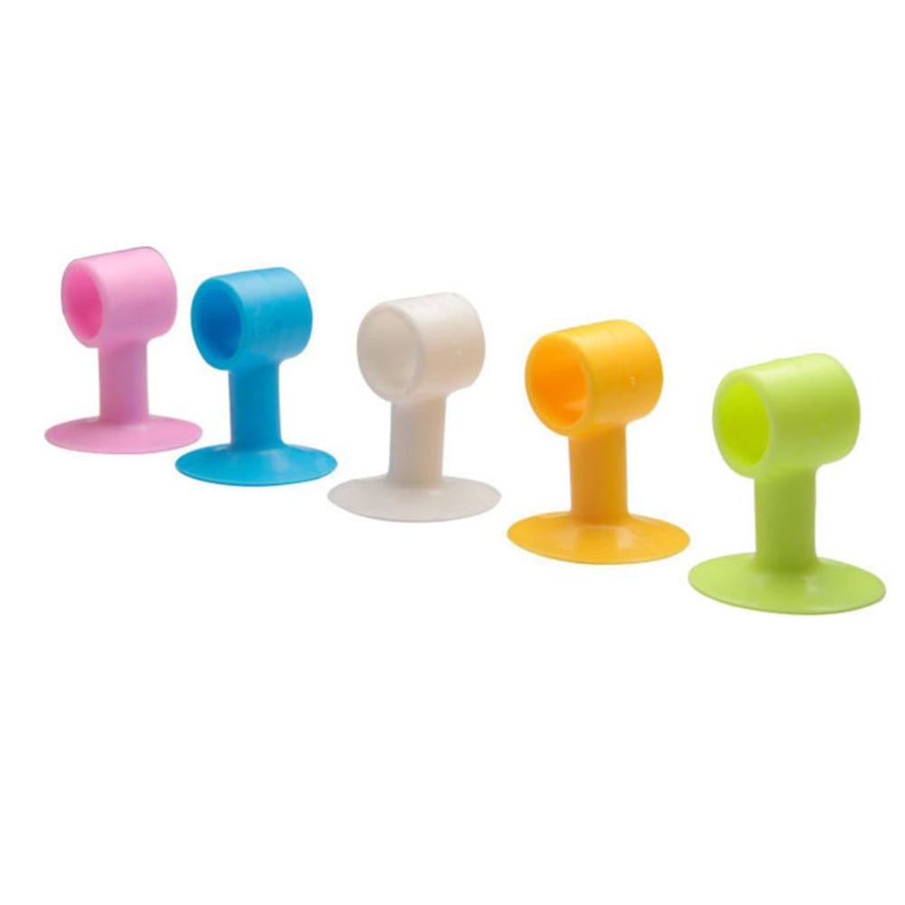 Siliconen stop deurkruk anti-botsings beschermwand rubber pad