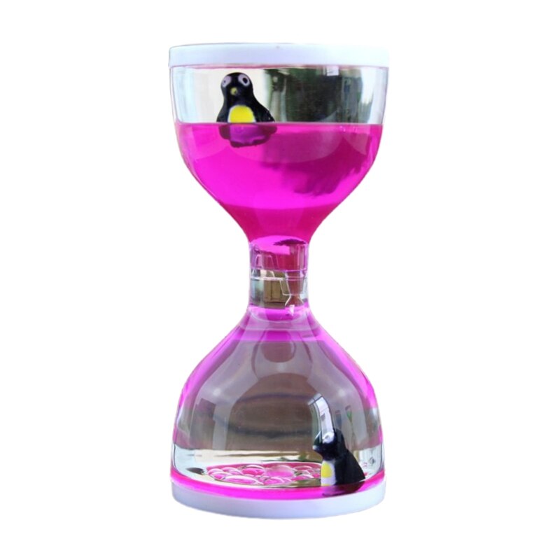 Temporizador de movimiento líquido para F 97BD, juguete sensorial, aceite flotante, reloj de arena
