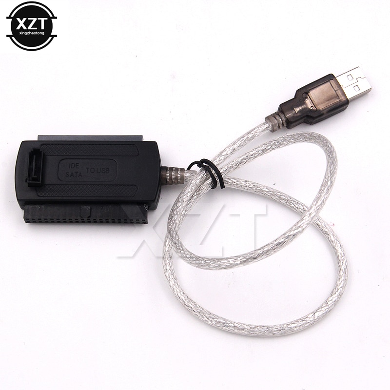 1 unidad USB 2,0 IDE SATA 5,25 s-ata 2,5 3,5 pulgadas Disco Duro HDD Cable adaptador para PC portátil convertidor